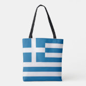 Koel Mode vlag Griekenland Tote Bag (Achterkant)