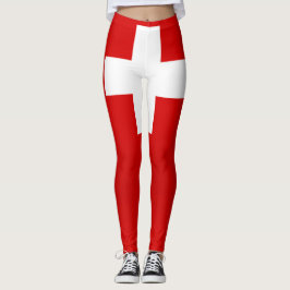 Koel Mode vlag Zwitserland Leggings