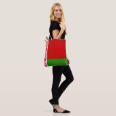 Koel Mode Wit-Rusland vlag Tote Bag (Op model)