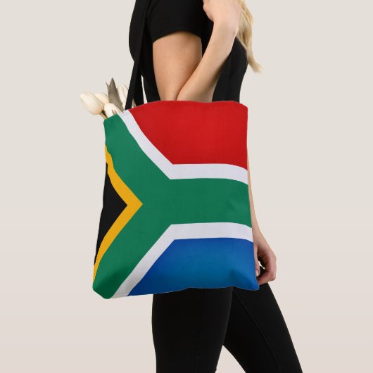 Koel Mode Zuid-Afrika vlag Tote Bag (Dichtbij)