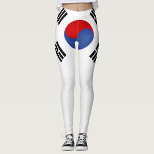 Koel Mode Zuid-Korea vlag Leggings