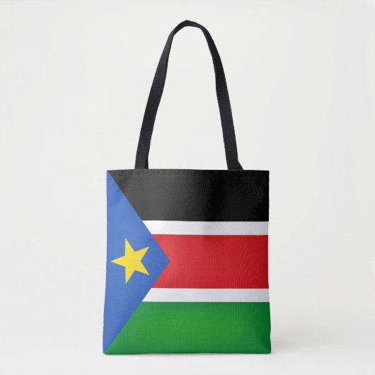 Koel Mode Zuid-Sudan vlag Tote Bag (Voorkant)