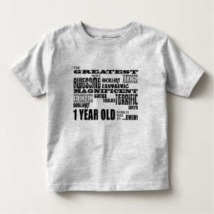 Koel Modern 1ste verjaardag : Groot 1 jaar oud Kinder Shirts