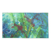 Koel modern Abstract acrylkunstloods Hoesje Kussensloop (Achterkant)