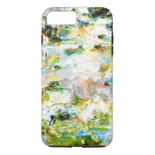 Koel modern Abstract groen schilderontwerp iPhone 8/7 Plus Hoesje