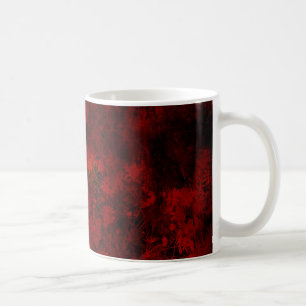 Koel, modern bloemenpatroon koffiemok