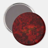 Koel, modern bloemenpatroon magneet (Voorkant / Achterkant)