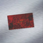 Koel, modern bloemenpatroon magnetisch visitekaartje (Voorbeeld)