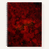 Koel, modern bloemenpatroon notitieboek (Voorkant)