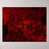 Koel, modern bloemenpatroon poster (Voorkant)