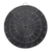 Koel, modern, elegant, trendy trapezoïde vormen dartbord (Voorkant)