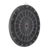 Koel, modern, elegant, trendy trapezoïde vormen dartbord (Voorkant Links)