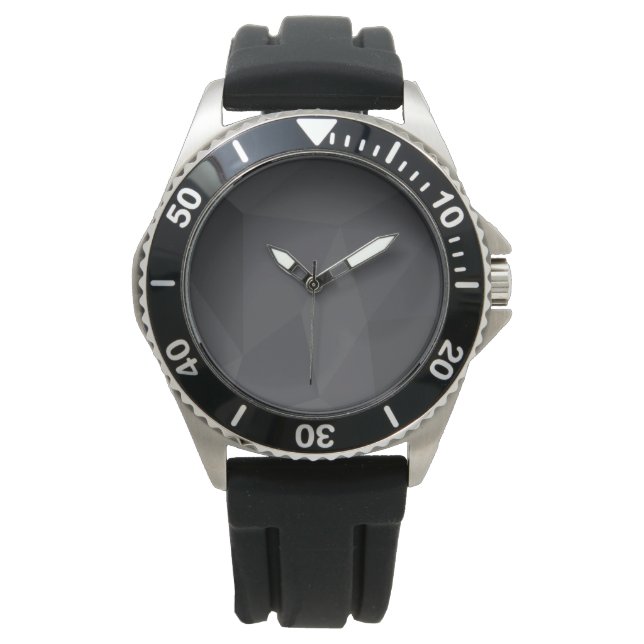 Koel, modern, elegant, trendy trapezoïde vormen horloge (Voorkant)