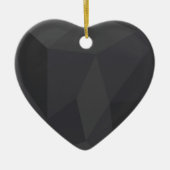 Koel, modern, elegant, trendy trapezoïde vormen keramisch ornament (Voorkant)