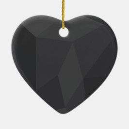 Koel, modern, elegant, trendy trapezoïde vormen keramisch ornament