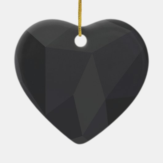 Koel, modern, elegant, trendy trapezoïde vormen keramisch ornament (Achterkant)