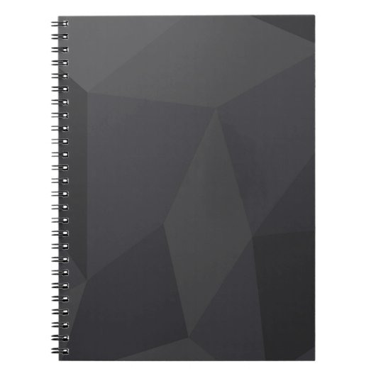 Koel, modern, elegant, trendy trapezoïde vormen notitieboek (Voorkant)