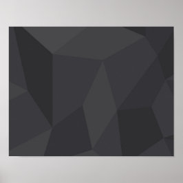 Koel, modern, elegant, trendy trapezoïde vormen poster