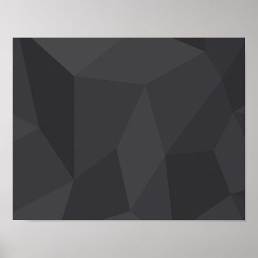 Koel, modern, elegant, trendy trapezoïde vormen poster (Voorkant)