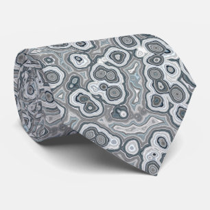 Koel modern grijs donkerblauw marmer graniet patro stropdas