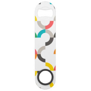 Koel, modern, kleurrijk, trendy cirkelvormig speed flessenopener