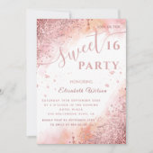 Koel, modern, luxe roos goud, zoet 16 kaart (Voorkant)