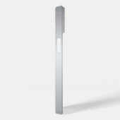 Koel modern metalachtig zilver zwart   Case-Mate iPhone case (Achterkant / Rechts)