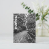 Koel modern, uniek Amsterdam park Briefkaart (Staand voorkant)