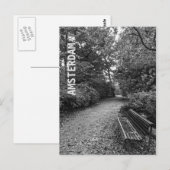Koel modern, uniek Amsterdam park Briefkaart (Voorkant / Achterkant)