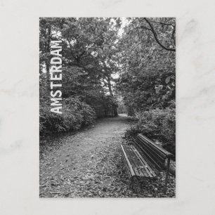 Koel modern, uniek Amsterdam park Briefkaart