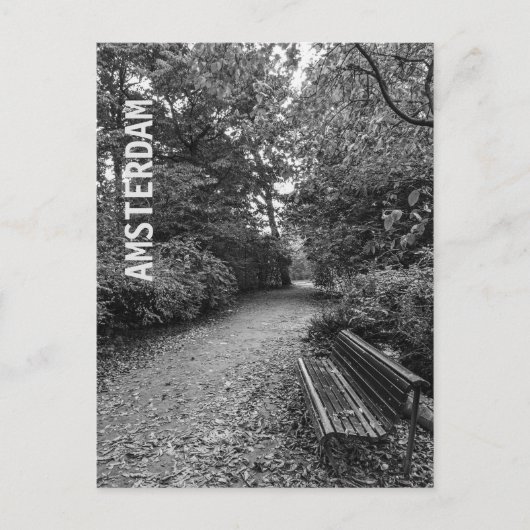 Koel modern, uniek Amsterdam park Briefkaart (Voorkant)