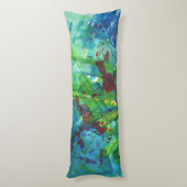 Koel Moderne Abstracte acrylkunststofklooster Lichaamskussen (Achterkant (Verticaal))