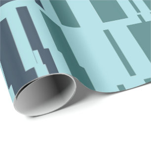 Koel Moderne Abstracte patronen Cadeaupapier