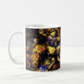 Koel moderne bloemen design koffiemok (Links)