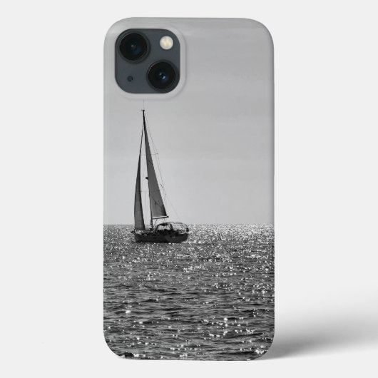 Koel moderne foto van zeilboot in de zomer Case-Mate iPhone case (Achterkant)