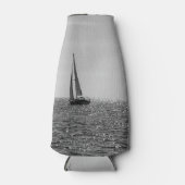 Koel moderne foto van zeilboot in de zomer flesjeskoeler (Voorkant)