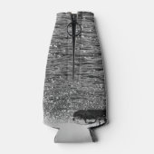 Koel moderne foto van zeilboot in de zomer flesjeskoeler (Achterkant)