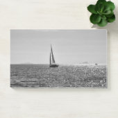 Koel moderne foto van zeilboot in de zomer post-it® notes (Kantoor)