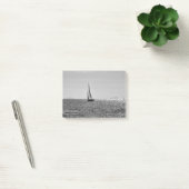 Koel moderne foto van zeilboot in de zomer post-it® notes (Kantoor)