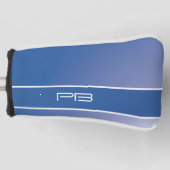 Koel moderne golfer initiële gradiënt koninklijk b golfheadcover (Voorkant)