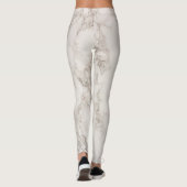 Koel moderne grijze marmer leggings (Achterkant)