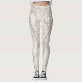 Koel moderne grijze marmer leggings