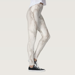 Koel moderne grijze marmer leggings