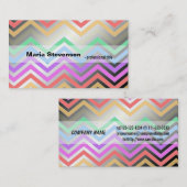 Koel, moderne regenboogvegkerindustrie visitekaartje (Voorkant / Achterkant)