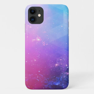 Koel Moderne Roze & Blauwe Ruimteas Case-Mate iPhone Case