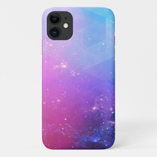 Koel Moderne Roze & Blauwe Ruimteas Case-Mate iPhone Case (Achterkant)