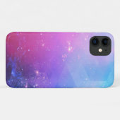 Koel Moderne Roze & Blauwe Ruimteas Case-Mate iPhone Case (Achterkant (horizontaal))