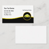 Koel moderne Visitekaartjes met Taxicab-drivers (Voorkant / Achterkant)