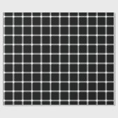 Koel Moderne zwarte en witte optische illusie Cadeaupapier (Vlak)