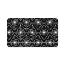 Koel Moderne zwarte en witte optische illusie